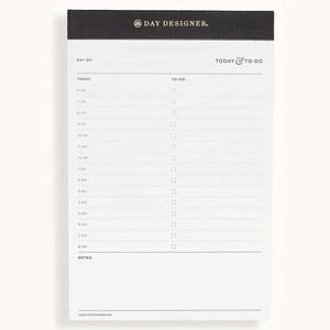 Day Designer Today and To Do Daily Planner Notepad‎ 200 Sheets